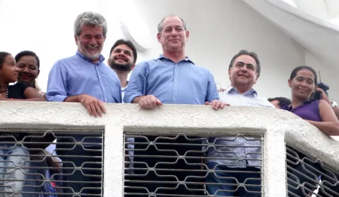 Arnon Bezerra recebe em Juazeiro do Norte Ciro Gomes, então candidato à Presidência em 2018 | Foto: Reprodução