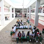 pátio da nova escola de tempo integral em missão velha.