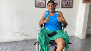 Nego Müller enfrenta dificuldades após ter as duas pernas amputadas e precisa de apoio para custear o tratamento e adquirir um colchão d’água.