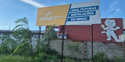 Terreno fica na Av. Padre Cícero, no bairro Antônio Vieira, onde está prevista a construção de uma escola | Foto: Rogério Brito/ Miséria/M1