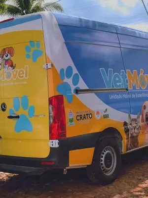 VetMóvel na cidade do Crato.