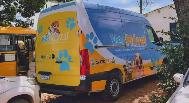 VetMóvel na cidade do Crato.