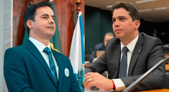 Capitão Wagner e Júnior Mano | Fotos: Reprodução