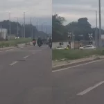 Motoristas são flagrados realizando retorno irregular em trecho do Anel Viário, em Juazeiro do Norte