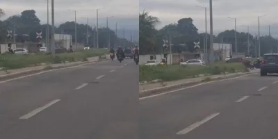 Motoristas são flagrados realizando retorno irregular em trecho do Anel Viário, em Juazeiro do Norte
