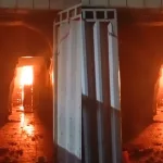 Incêndio próximo ao Mercado do Pirajá, em Juazeiro do Norte.