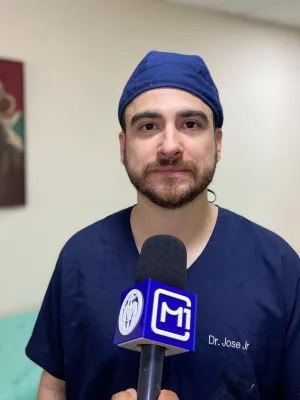 Médico José Correia Júnior, representante do Cariri no Congresso Internacional de Microcirurgia Craniana, sediado em São Paulo.