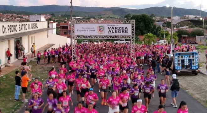 Corrida da Mulher reúne cerca de 600 participantes em Várzea Alegre