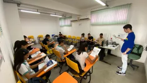 Centro Cearense de Idiomas fica localizado na Rua 15 de Novembro, no bairro São Miguel | Foto: Guto Vital/ M1
