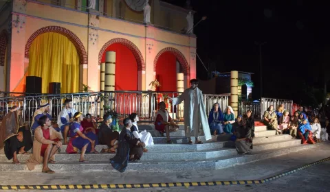 Peça da Paixão de Cristo em Juazeiro do Norte