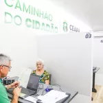 ATENDIMENTO NO CAMINHÃO DO CIDADÃO.