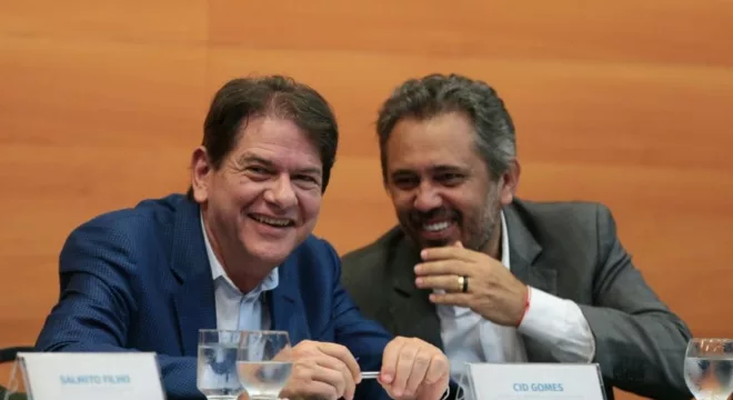 Cid Gomes e Elmano de Freitas | Foto: Reprodução