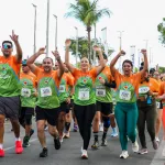 corredores durante a corrida do programa ceará sem fome