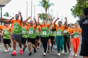 corredores durante a corrida do programa ceará sem fome