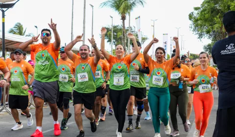 corredores durante a corrida do programa ceará sem fome
