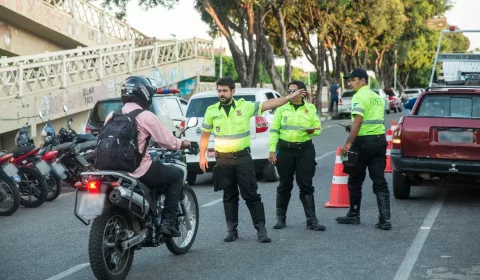 Blitz realizada pelo Demutran em Juazeiro do Norte | Foto: Prefeitura de Juazeiro do Norte