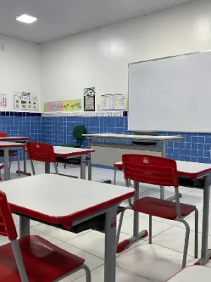 sala de aula em escola no crato
