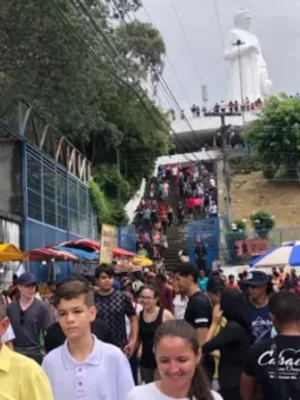 Tradicional subida ao Horto ocorre na Sexta-Feira Santa | Foto: Guto Vital/ Arquivo M1