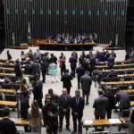 Deputados na votação em Plenário nesta quarta-feira
