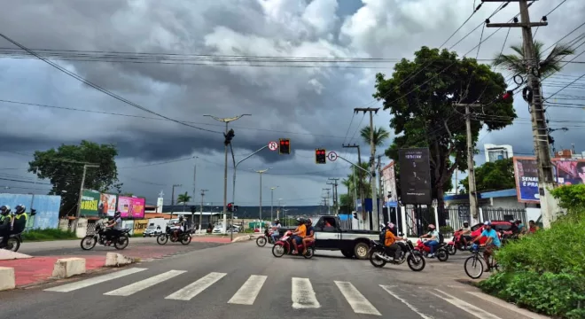 Céu nublado em Juazeiro do Norte