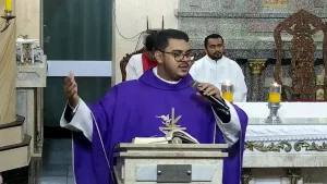 padre Cícero da Silva, vigário da Paróquia de São Raimundo Nonato, em Várzea Alegre