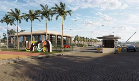 Projeto arquitetônico do campus saúde, da UFCA.