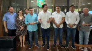 O encontro foi divulgado nas redes sociais do vereador Barbosa Neto (PT)