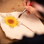 Arte desenvolvida em oficina em residência artística