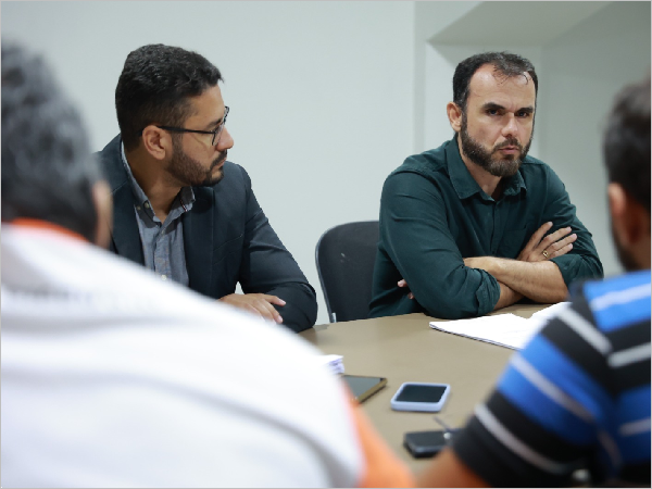 REUNIAO SOBRE REAJUSTE SALARIAL ENTRE PREFEITURA DE JUAZEIRO DO NORTE E SINDICATO.