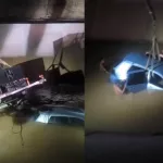 RETIRADA DO CARRO NO CANAL EM CRATO