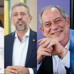 Jarir Pereira, Elmano de Freitas, Ciro Gomes e Eduardo Girão. As fotos estão em uma montagem, apenas para ilustrar a matéria sobre a pesquisa eleitoral para o governo do Ceará.