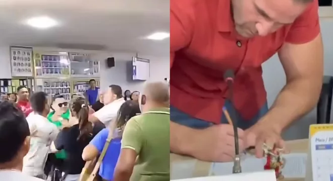 Briga na Câmara Municipal de Aracoiaba.