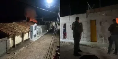 Mulher é presa após atear fogo na casa da própria mãe, em Altaneira