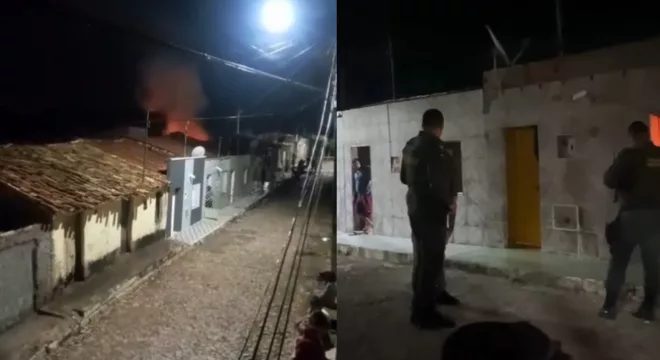 Mulher é presa após atear fogo na casa da própria mãe, em Altaneira