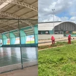 Vila social, que era chamada de Praça da Juventude, do bairro Frei Damião, em Juazeiro do Norte.