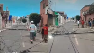 postes caidos em altaneira