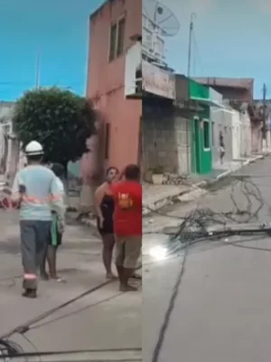 postes caidos em altaneira