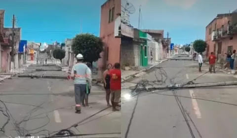 postes caidos em altaneira