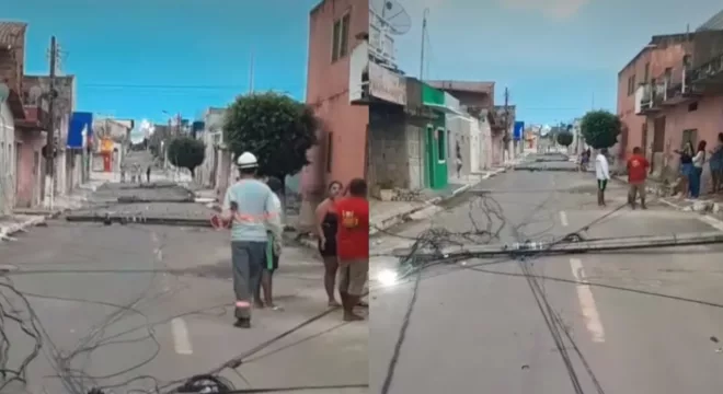 postes caidos em altaneira