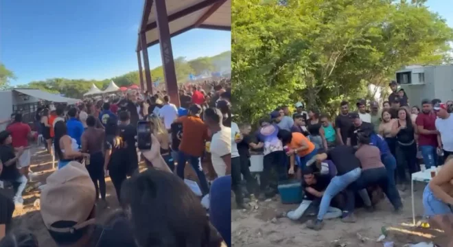 Briga generalizada em Milagres.