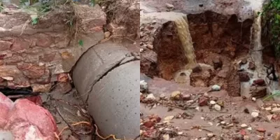 vias dafinicadas pelas chuvas em santana do cariri