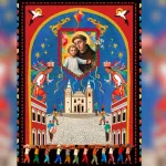 Arte de Gabriel Fernandes para o Pau da Bandeira 2026.