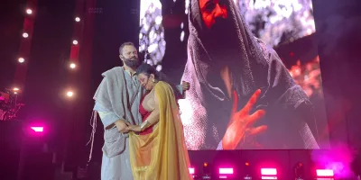 musical ‘Contemplação da Paixão de Cristo’, realizado pela Comunidade Filhos Amados do Céu (FAC).