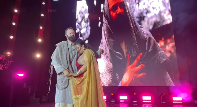 musical ‘Contemplação da Paixão de Cristo’, realizado pela Comunidade Filhos Amados do Céu (FAC).