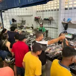 movimento no mercado do peixe, em juazeiro do norte