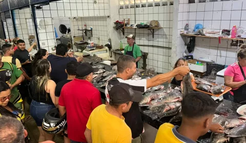 movimento no mercado do peixe, em juazeiro do norte