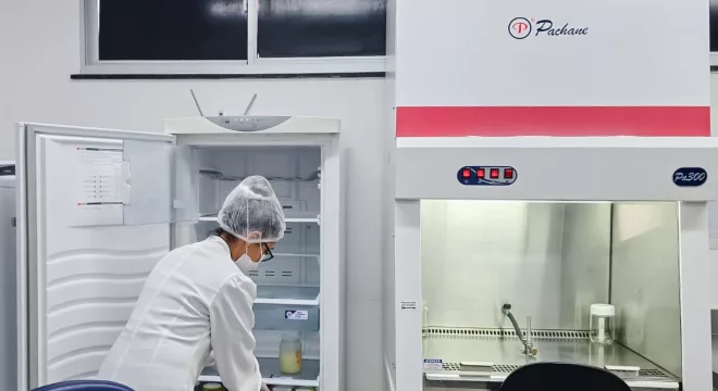 Banco de leite do Hospital São Vicente de Paulo, em Barbalha