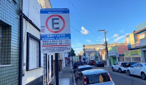 placa zona azul crato