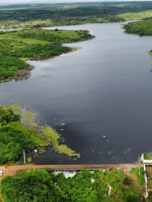 Açude Pau Preto, em Potengi