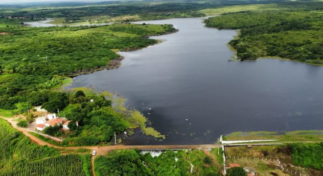 Açude Pau Preto, em Potengi